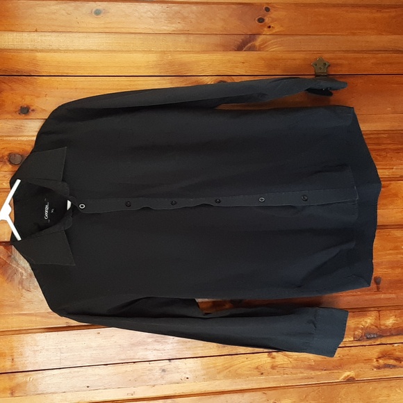 George men's black button down dress shirt size 14.5 - Picture 1 of 5